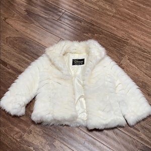 Faux fur coat